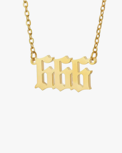 Angel Number Necklace