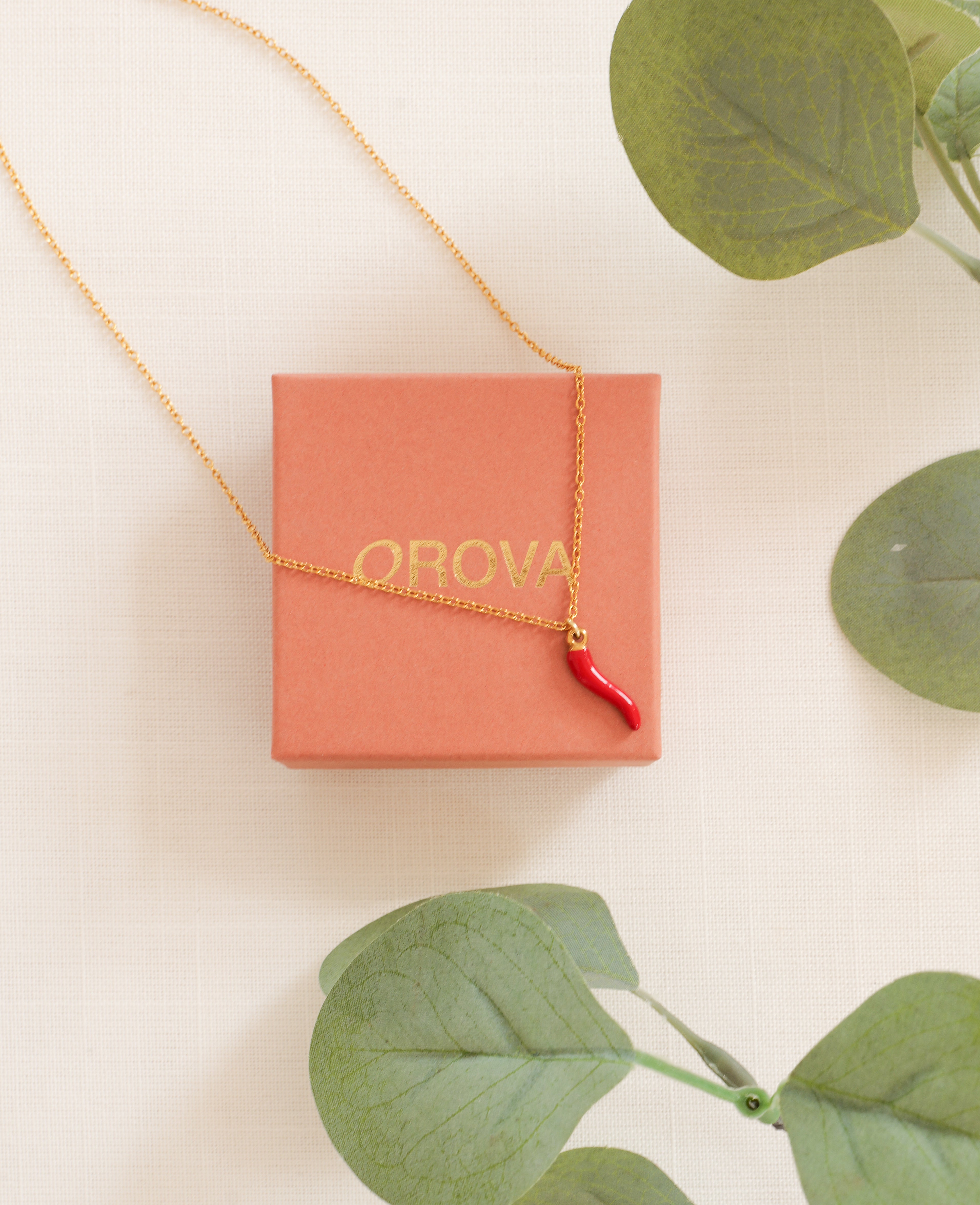 Italian Horn Necklace