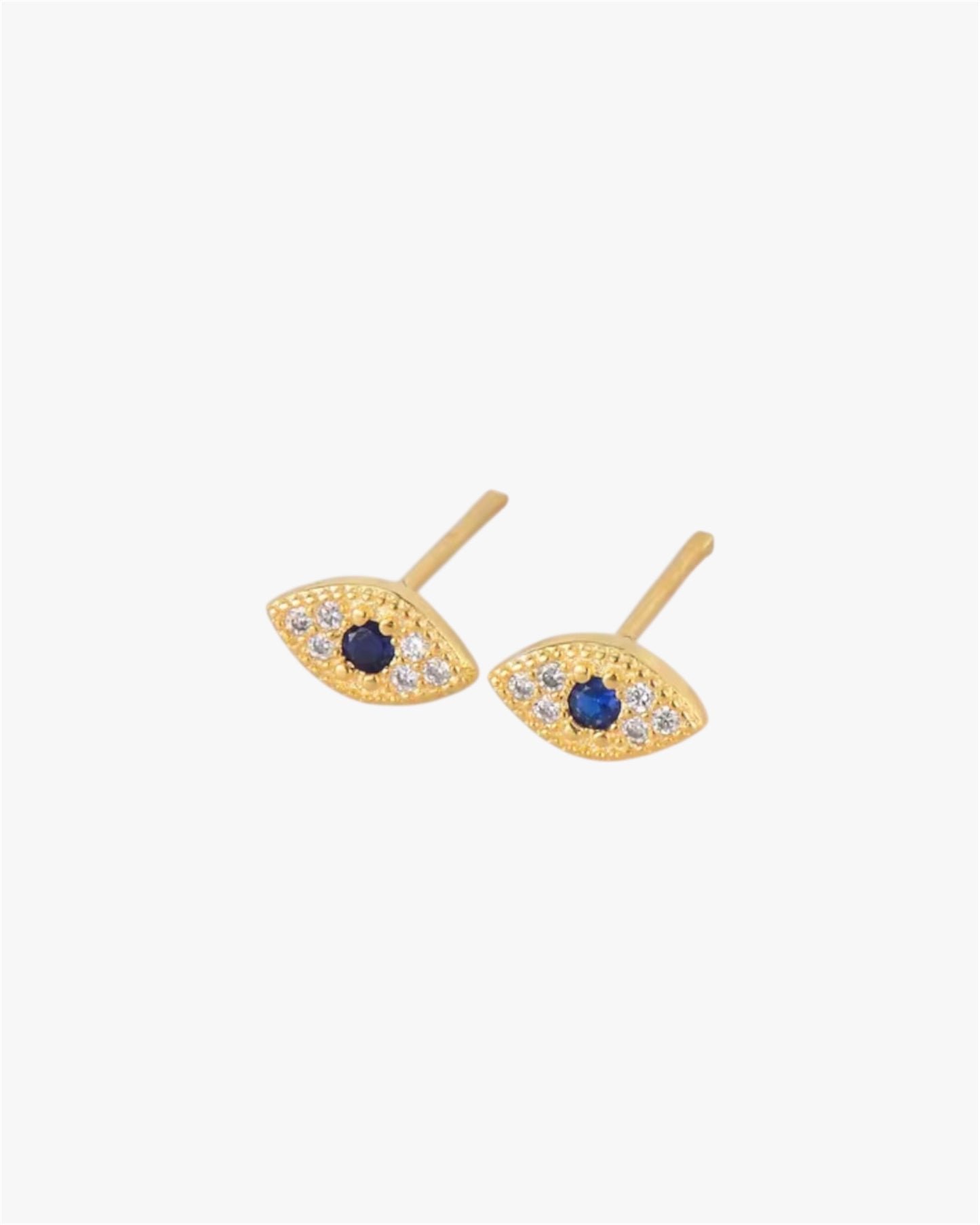 Evil Eye Pavé Studs