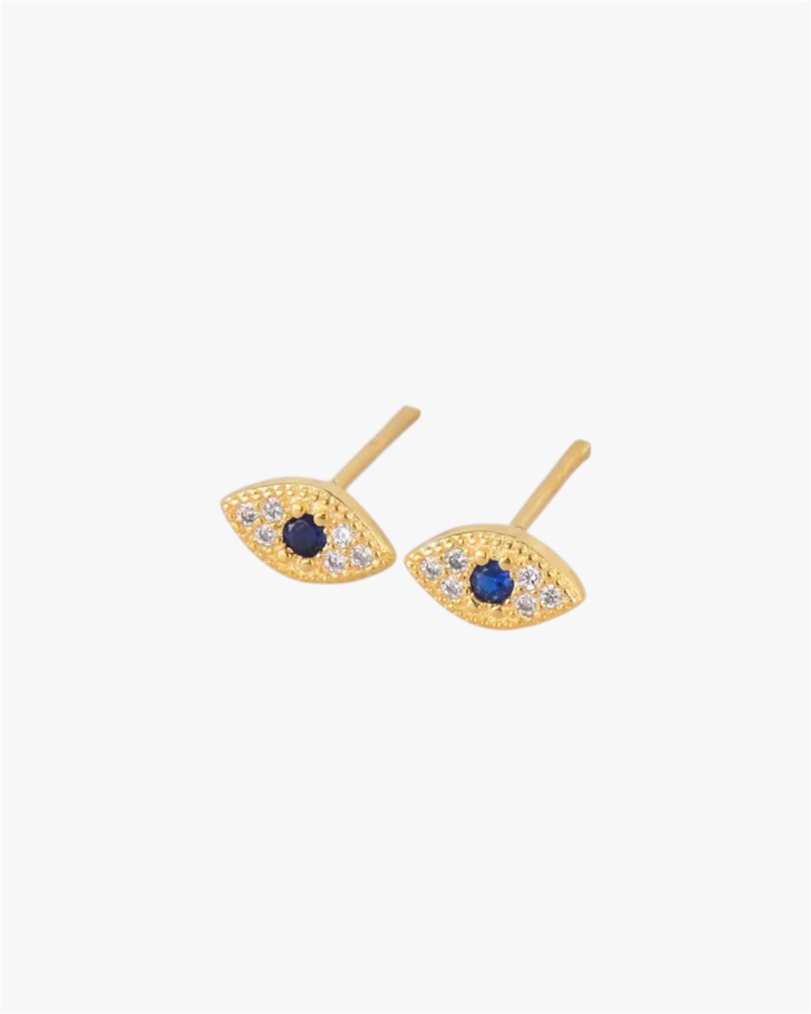 Evil Eye Pavé Studs