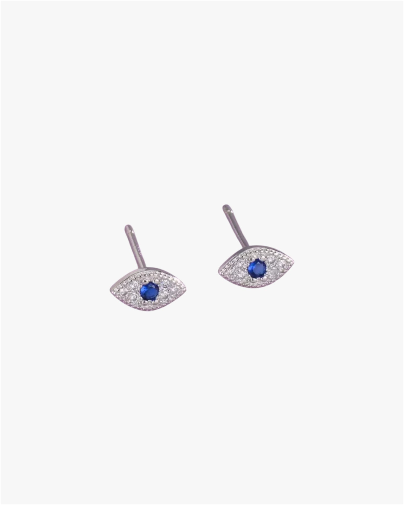 Evil Eye Pavé Studs