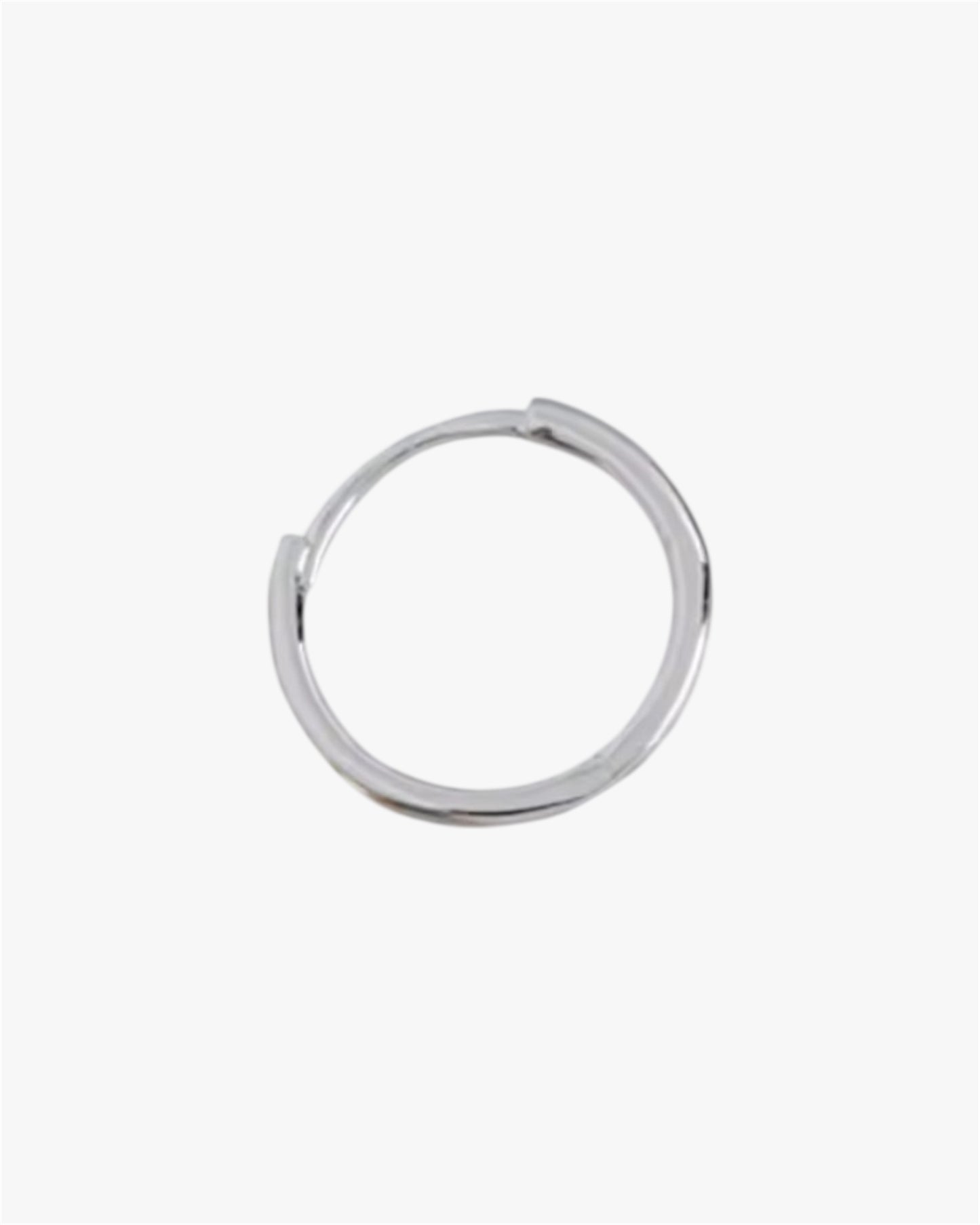 Large Plain Hoops