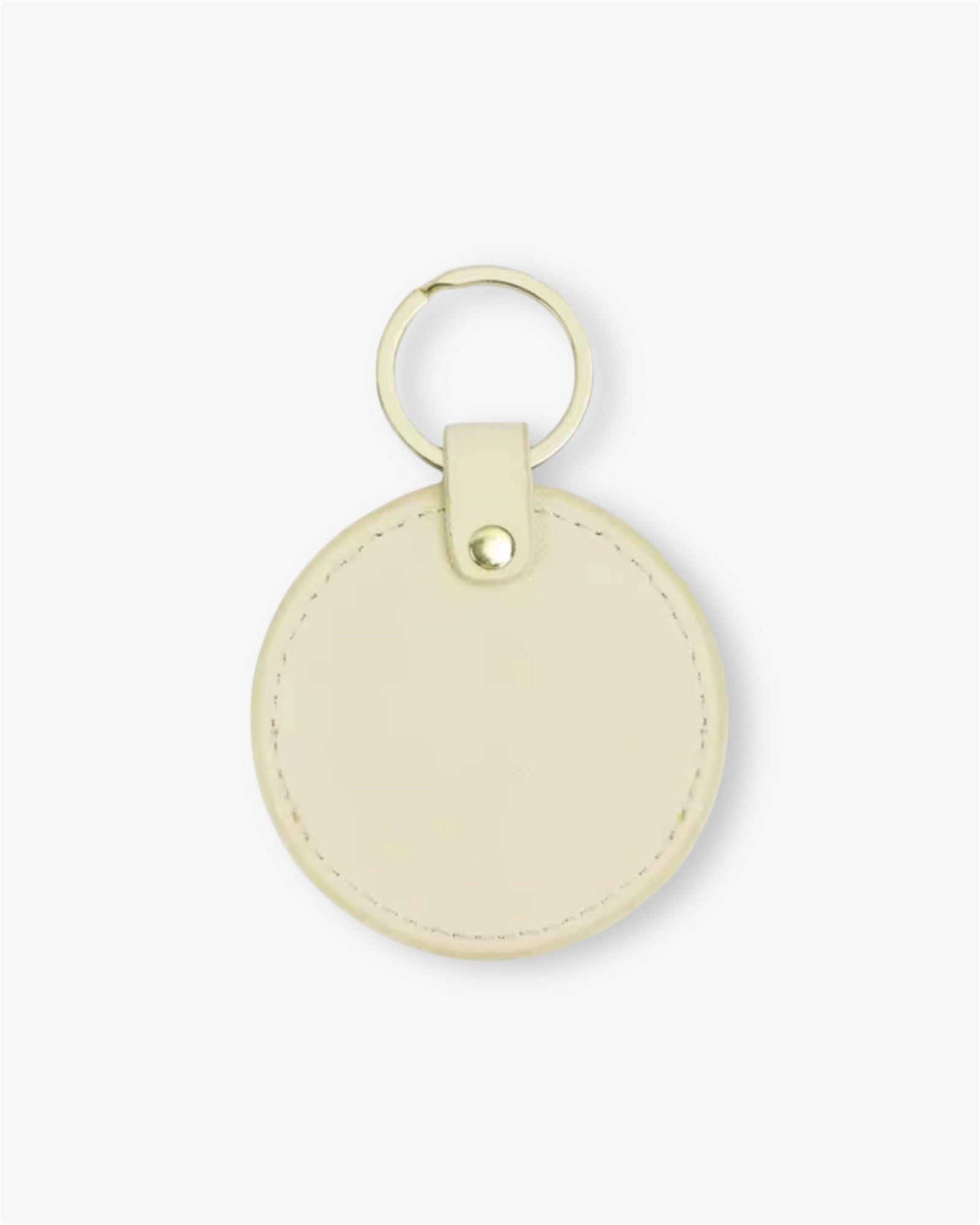 Saffiano Leather Keyring