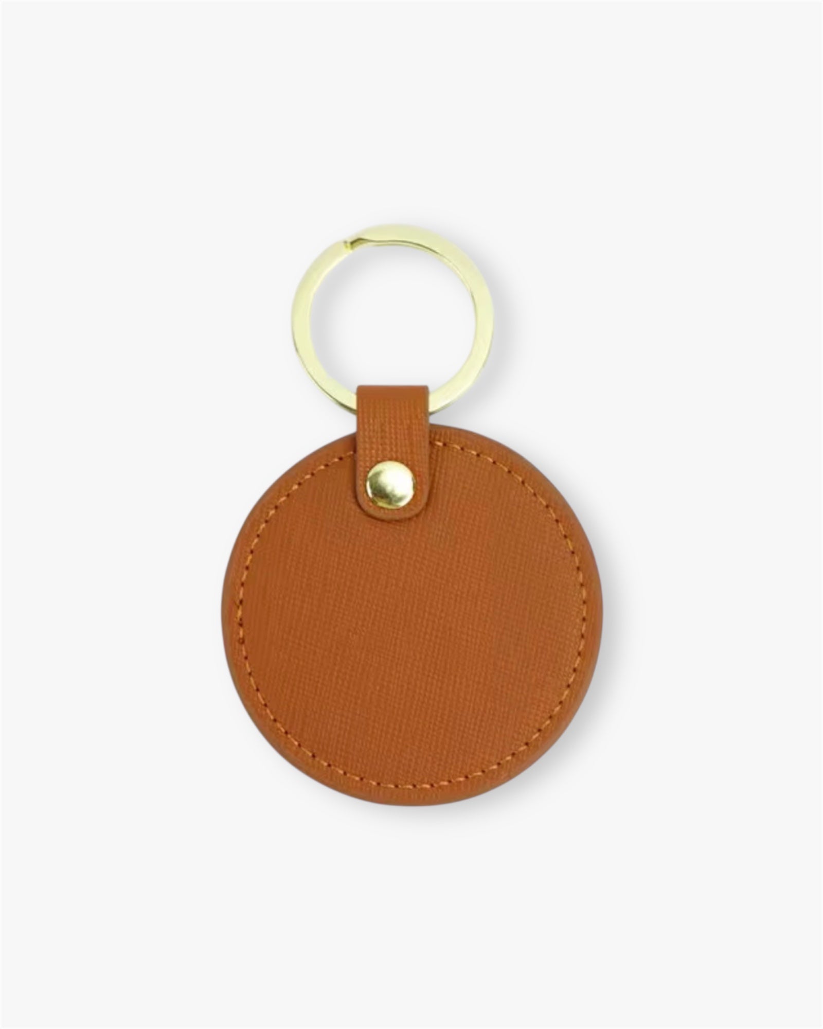 Saffiano Leather Keyring