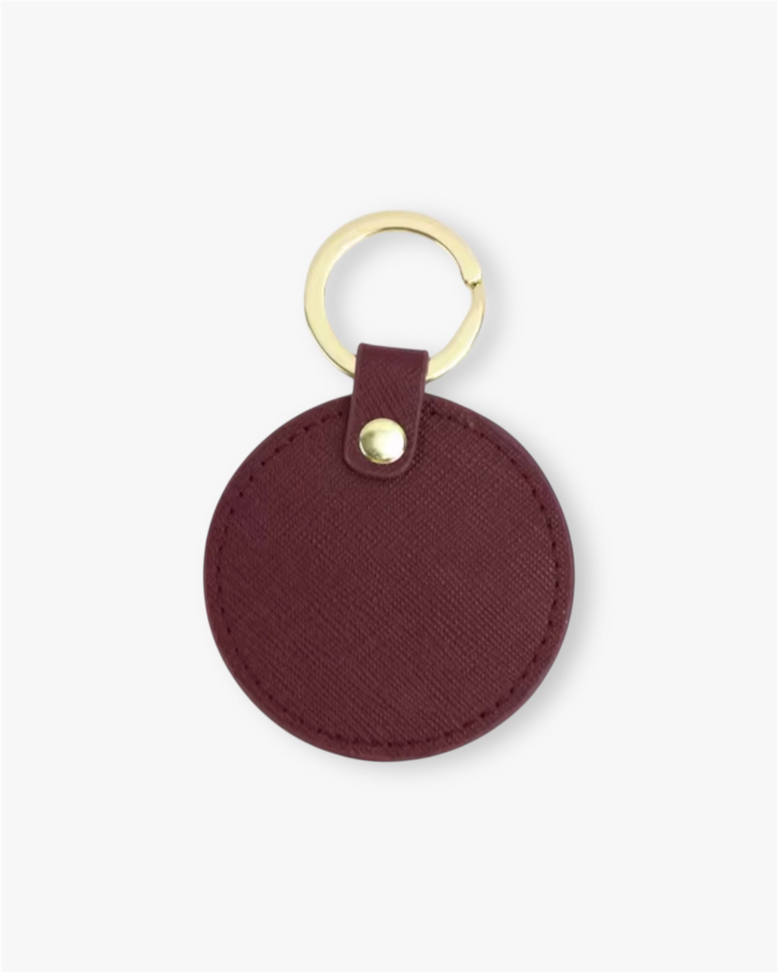 Saffiano Leather Keyring