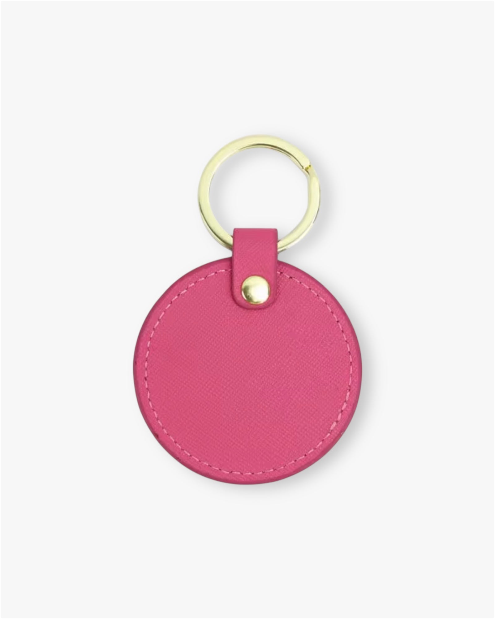 Saffiano Leather Keyring