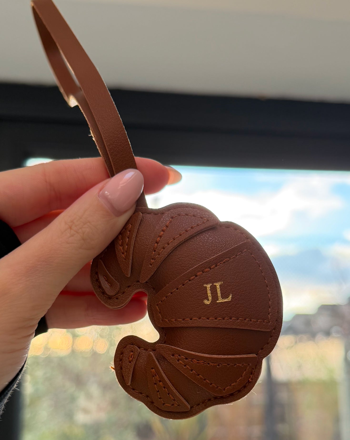 Personalised Croissant Bag Charm