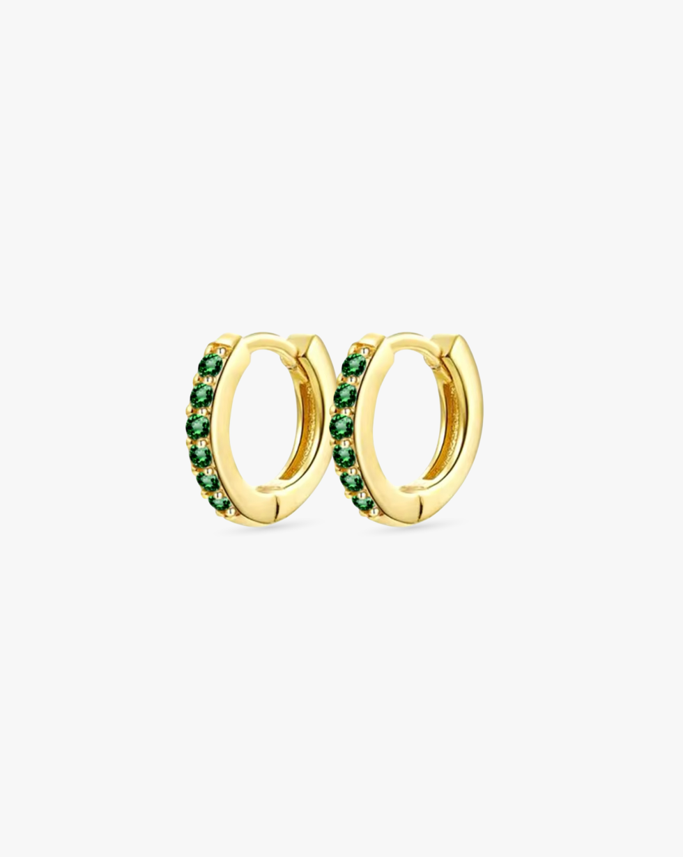 Evelyn Mini Pavé Huggie