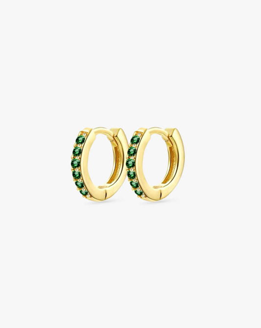 Evelyn Mini Pavé Huggie