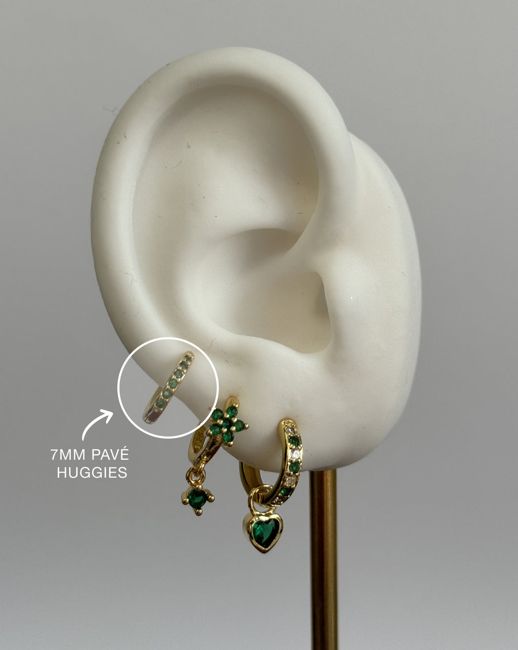Pamela Mini Pavé Huggie