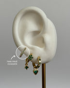 Pamela Mini Pavé Huggie