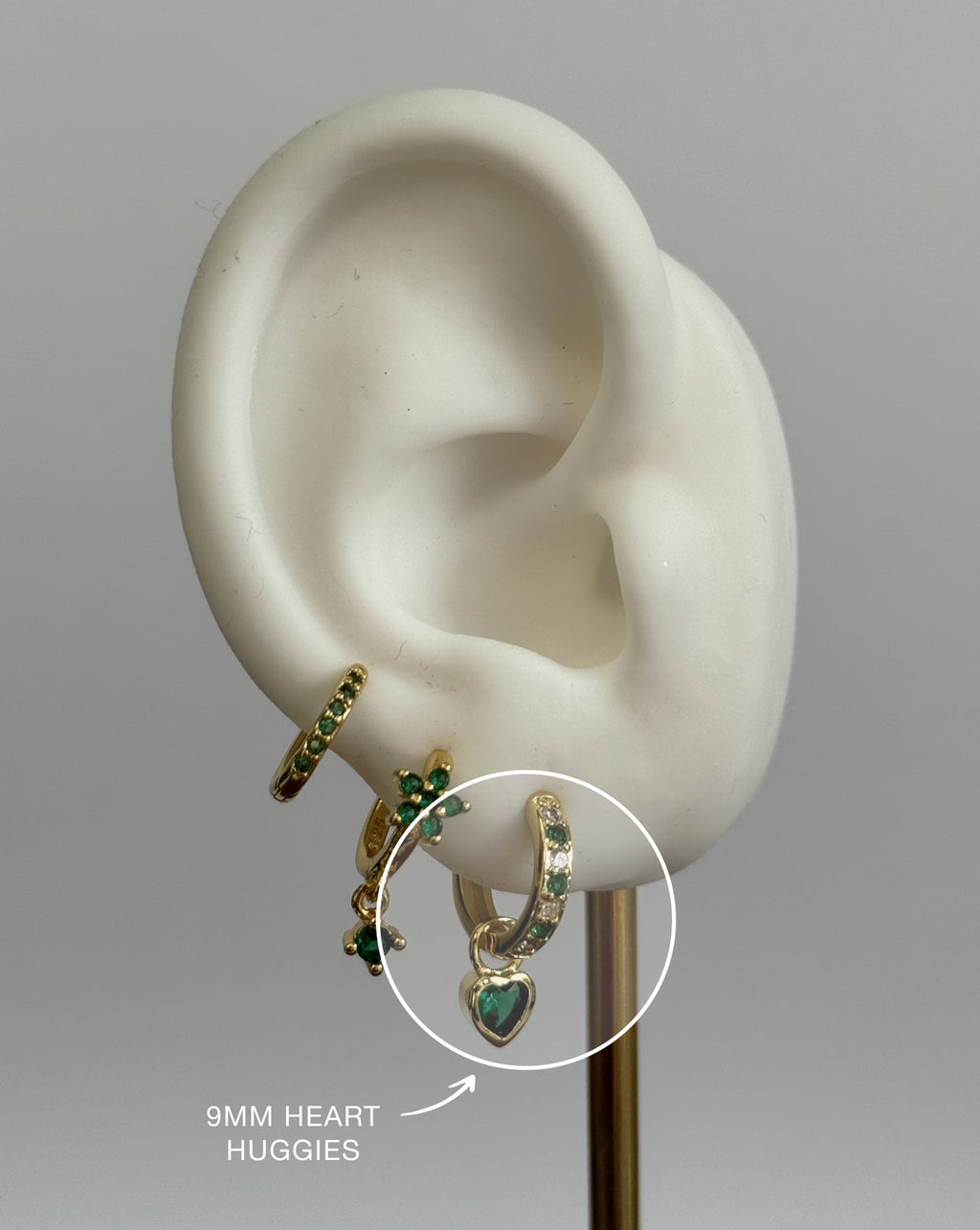 Evelyn Green Heart Hoops