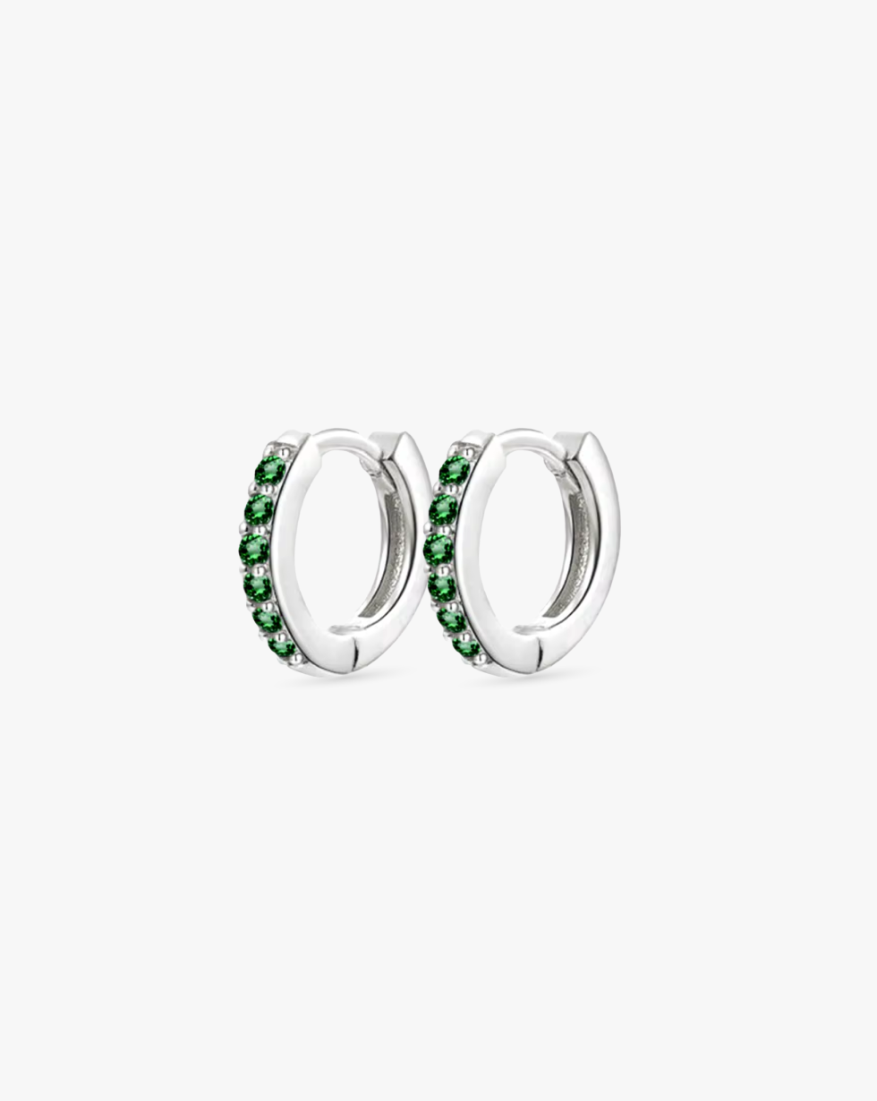 Evelyn Mini Pavé Huggie
