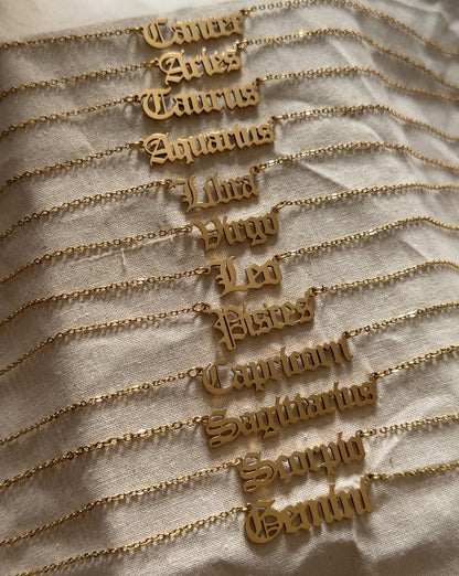 Zodiac Necklace